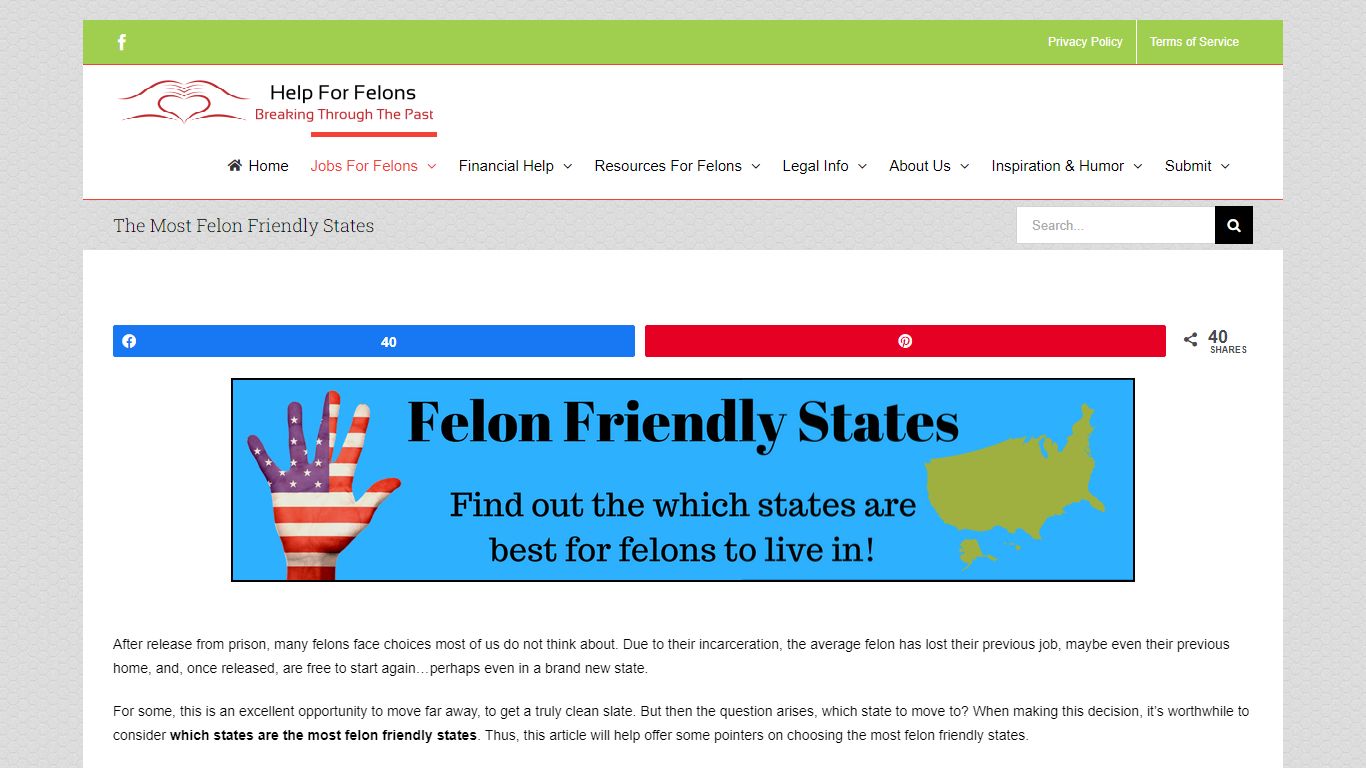 Most Felon Friendly States | Background Check Limits | Updated